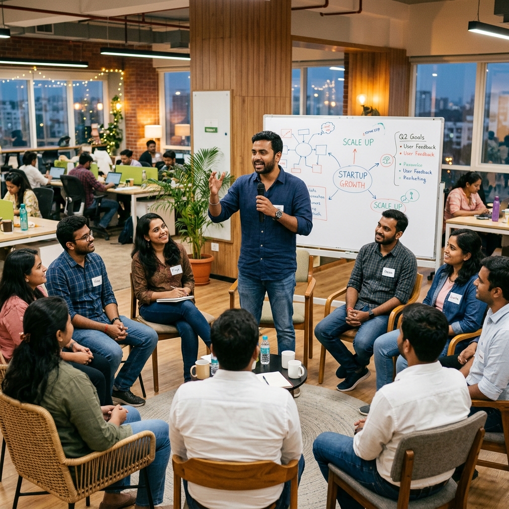 Founder Talks — Learn from startup founders at your tech park